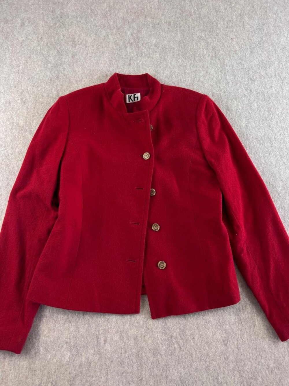 Kh rare vintage Red Button-Up Jacket